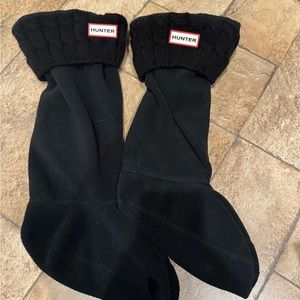 Hunter boot socks size large (8-10)